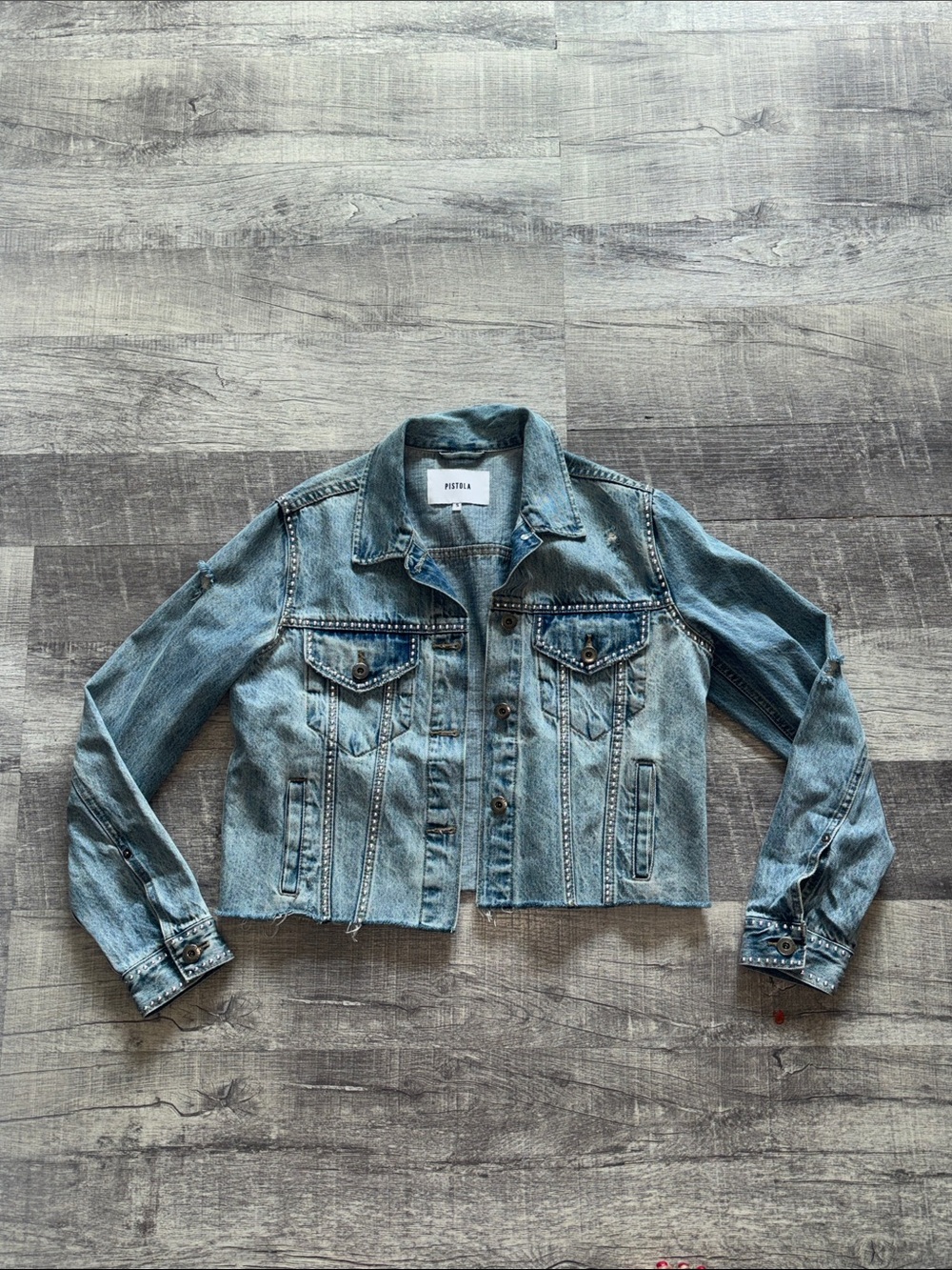 Pistola Naya Studded Jean Jacket